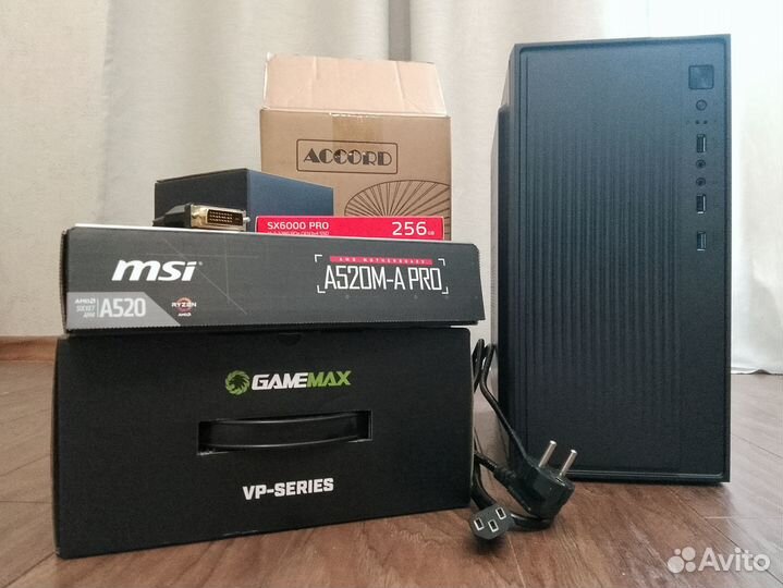 Пк AMD Ryzen 3 4300GE/16Gb 3200/SSD M.2 256Gb