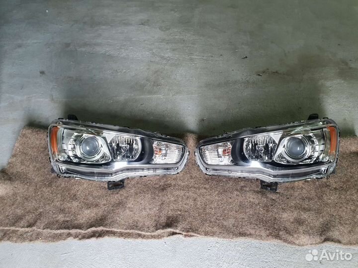 Фары перед Bi-Xenon оригинал mitsubishi lancer 10