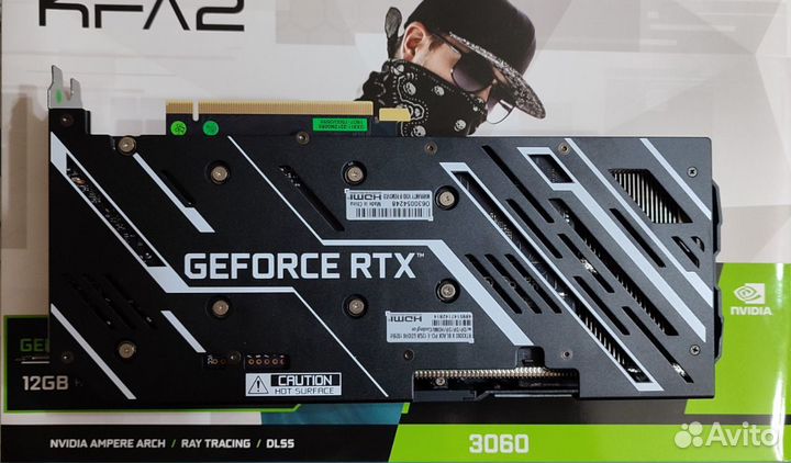 Видеокарта KFA2 GeForse RTX 3060 X Black 12 гб