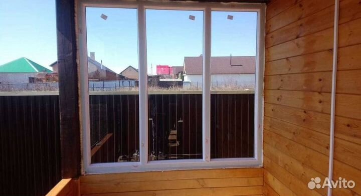 Остекление окон и балконов пвх