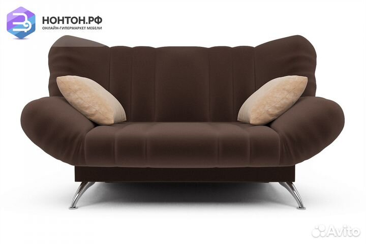 Диван книжка Гольф коричневый