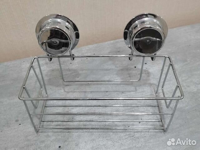 Полка на присосках для ванны или кухни