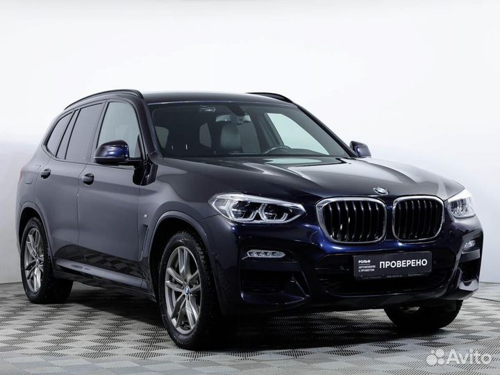 BMW X3 2.0 AT, 2019, 104 150 км