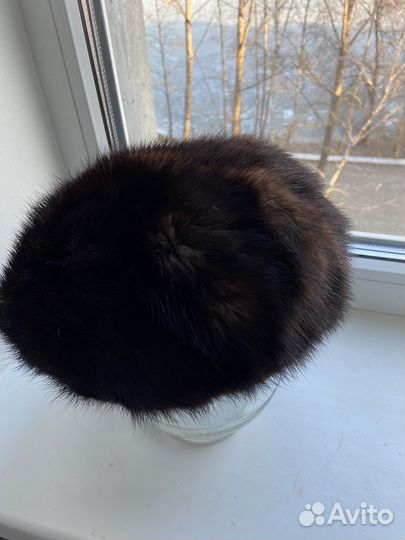 Берет женский норковый