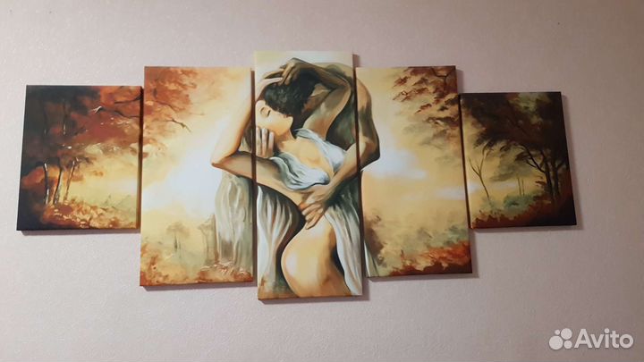 Большая модульная картина для интерьера