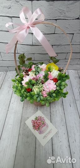 Букет цветов из мыла к 8 марта