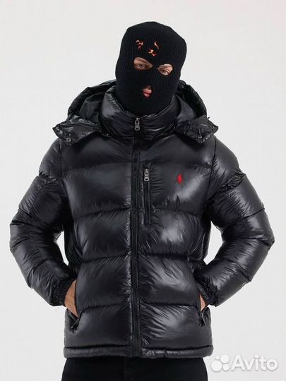 Пуховик Мужской Черный Polo Ralph Lauren