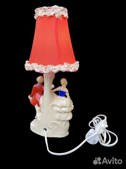 Графенталь настольная лампа Германия Дама Кавалер