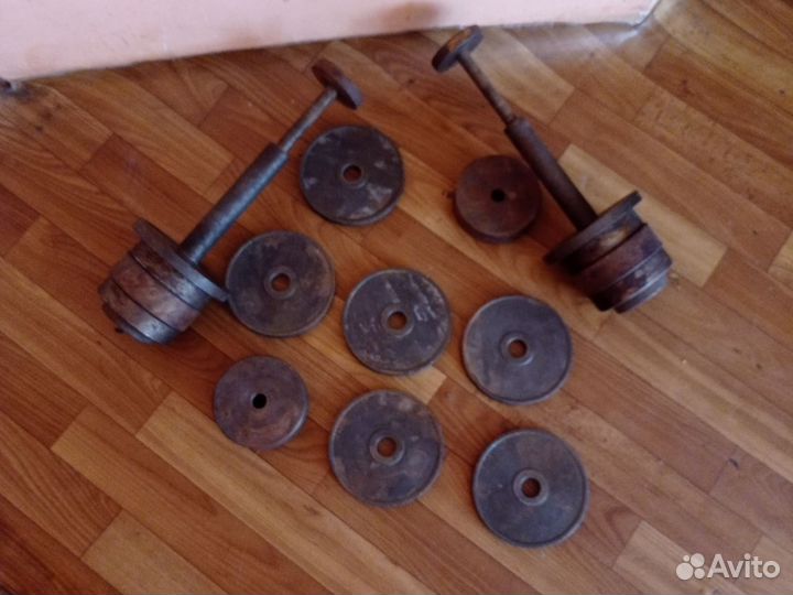Штанги и гантели бу