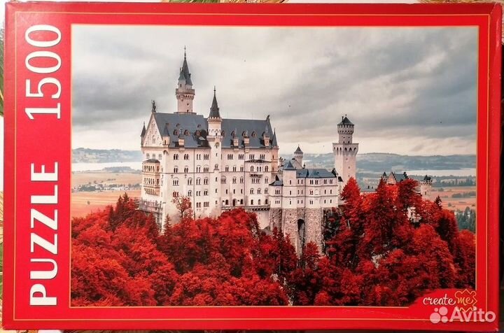 Пазлы б/у разные, 500 -1000 деталей