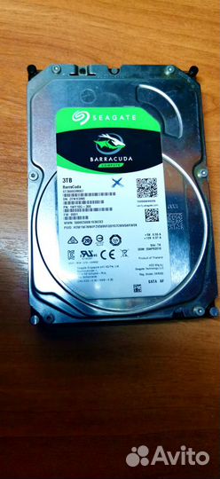Seagate BarraCuda 3Tb 7200 об/мин SATA III