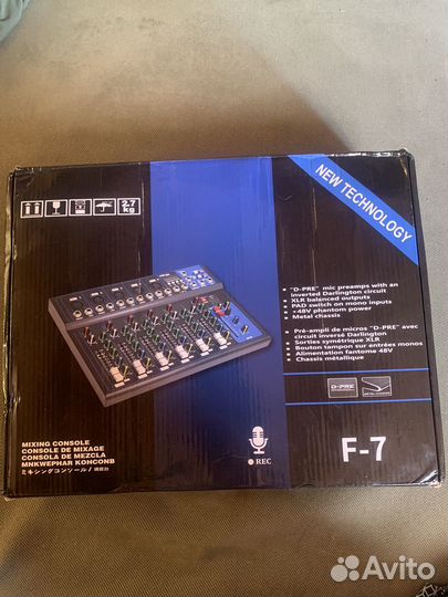 Цифровой микшерный пульт 7 канальный