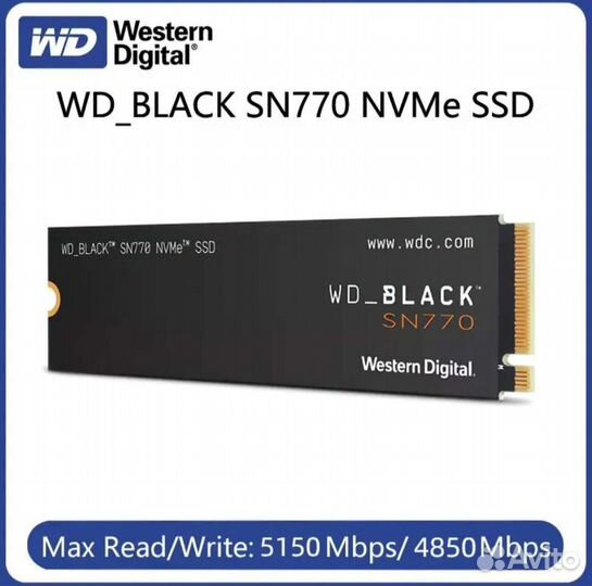 1Tb SSD WD Black SN770