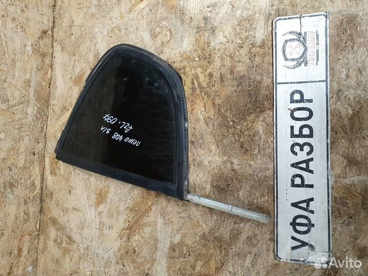 Стекло двери заднее левое (форточка) Peugeot 408 2