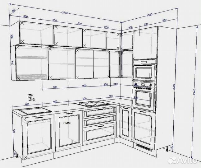Кухонный гарнитур от производителя