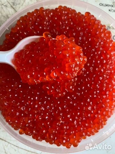 Икра красная Кета, Горбуша, Нерка, Кижуч, Форель