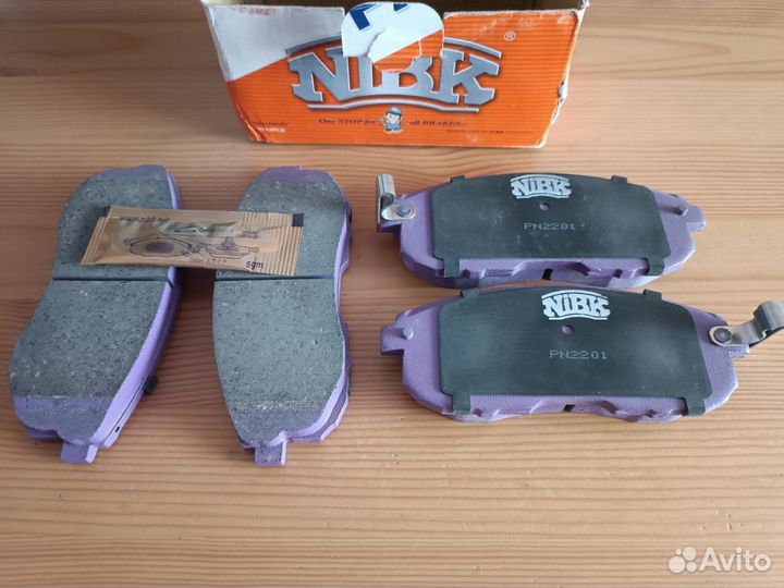 Колодки тормозные дисковые nibk PN2201
