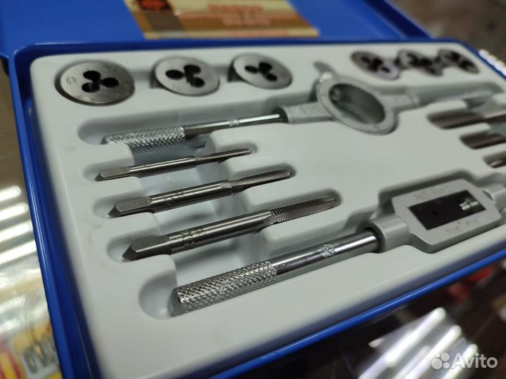 Набор метчиков и плашек М3-М10