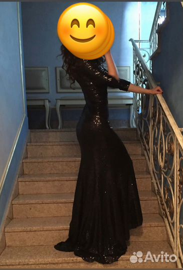Вечернее платье в пол (турция) xs -s