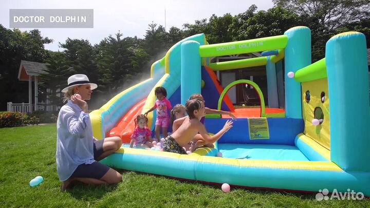 Надувной батут. водная горка.Бассейн.водный центр