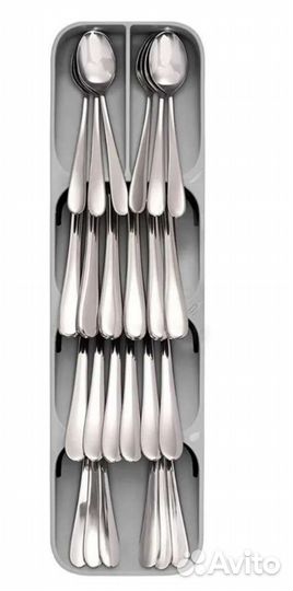 Столовые приборы лоток хранение серый новый