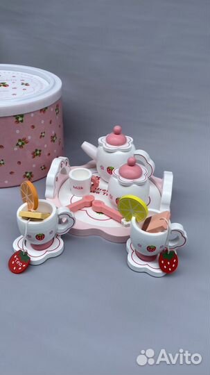 Набор чайный деревянный