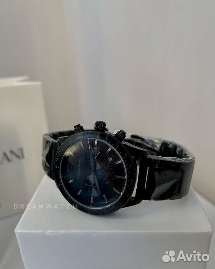 Черные мужские часы Emporio Armani оригинал, новые