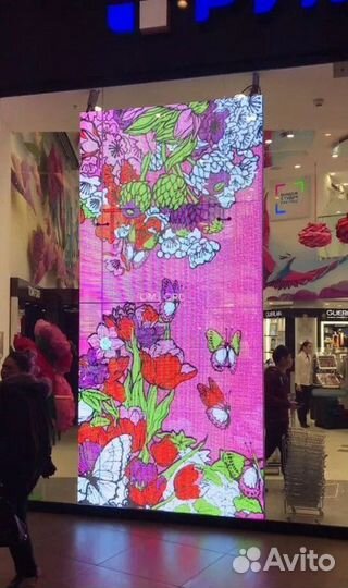 Светодиодный экран прозрачный / LED дисплей