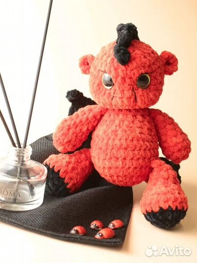 Мягкая игрушка дракон