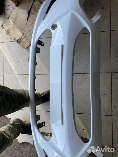 Бампер передний hyundai solaris