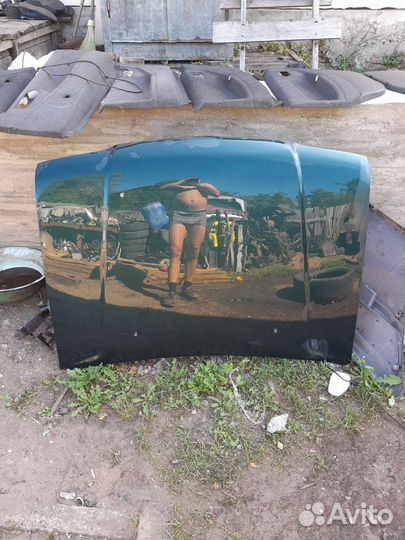 Капот kia sportage 1 2005г зеленый