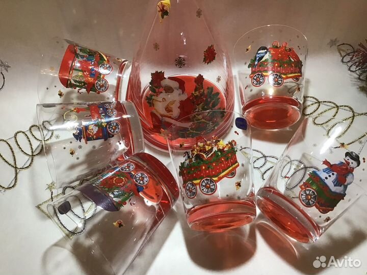 Кувшин и стаканы Чехия Богемия