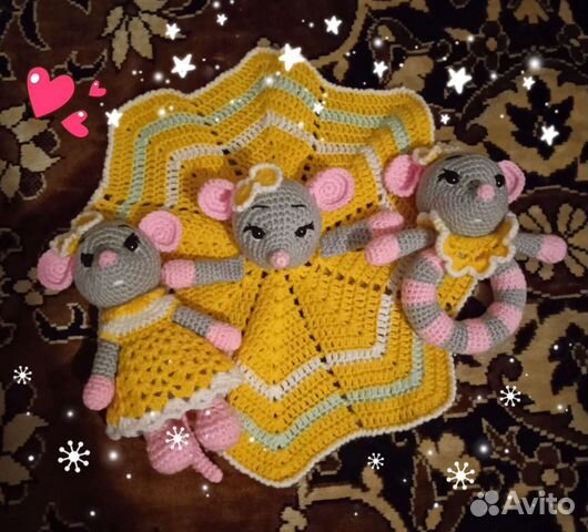 Игрушка-погремушка и комфортер