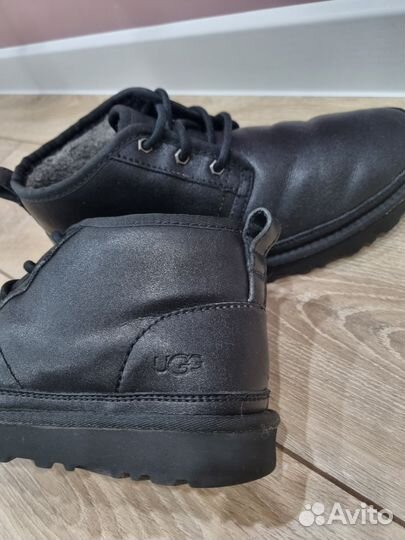 Ботинки ugg мужские Ugg Neumel Leather Black