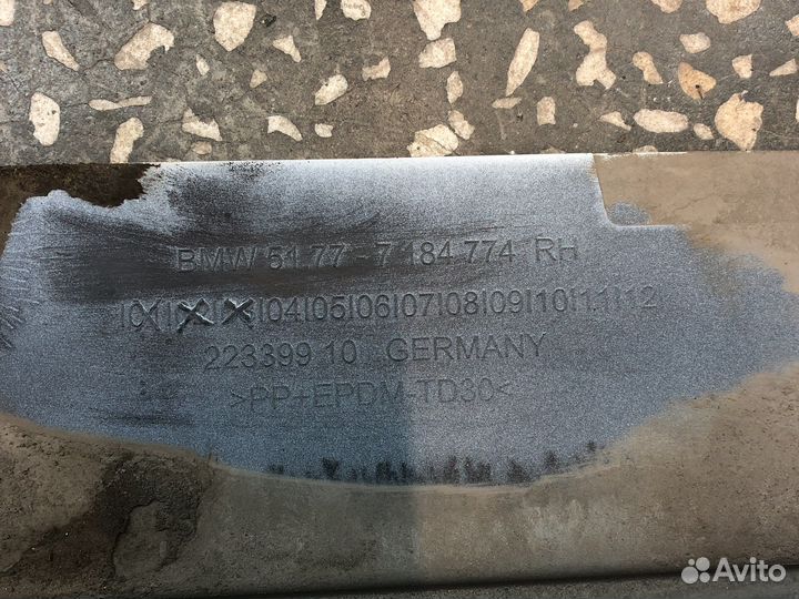 Накладки порогов бмв 5 f10 рестайлинг