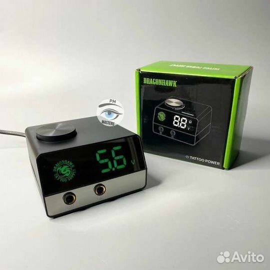 Тату машинка+блок+педаль