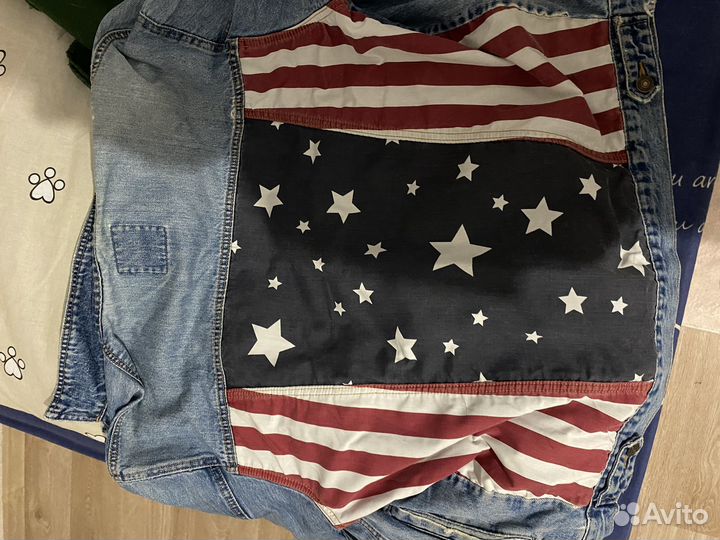 Джинсовая куртка pull&bear