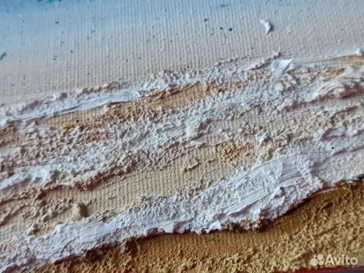 Картина маслом на холсте большая море