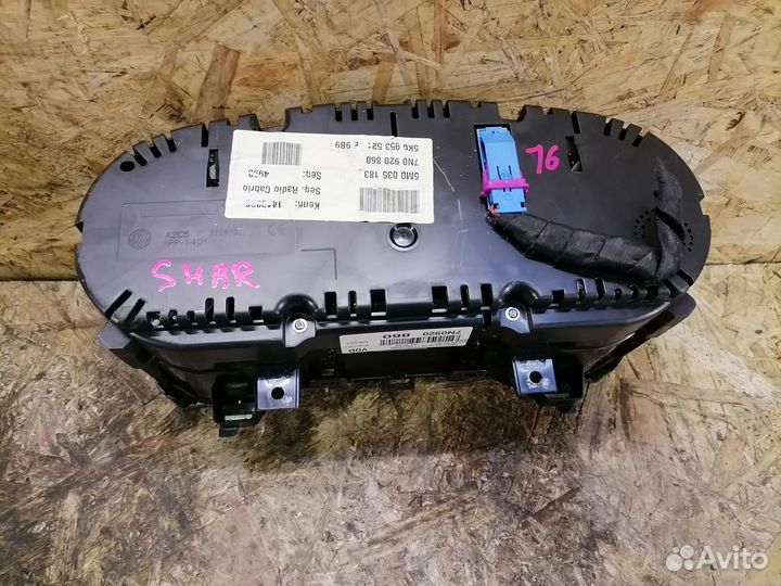 Панель приборов Volkswagen Sharan 7N1