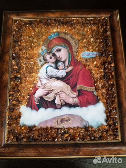 Иконы из янтаря