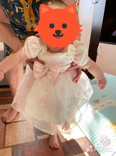 Платье праздничное для девочки 74