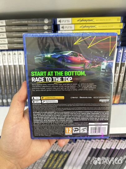 Need for speed unbound PS5 NFS диск, новый