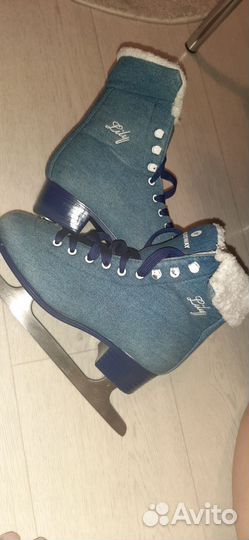 Коньки фигурные 37 размер утепленные