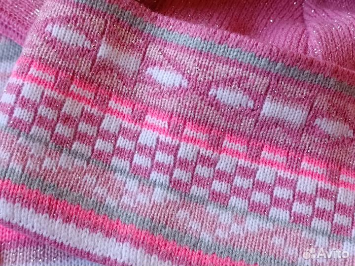 Комплект шапка и шарф женские