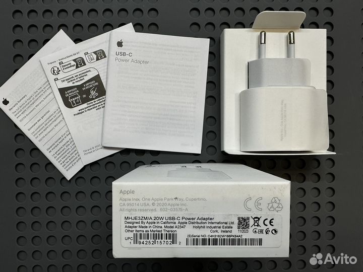 Адаптер Apple 20W - 3A Оригинал
