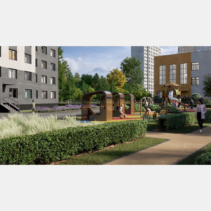 2-к. квартира, 54,1 м², 5/21 эт.