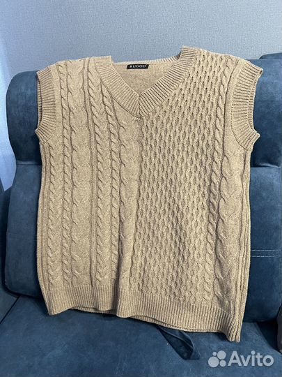 Жилетка женская теплая оверсайз