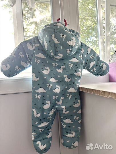 Демисезонный, осенний комбинезон для мальчика р.68