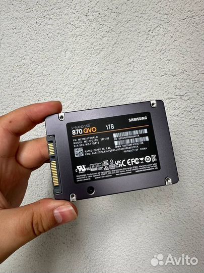 SSD Samsung SATA 870 QVO 1TB