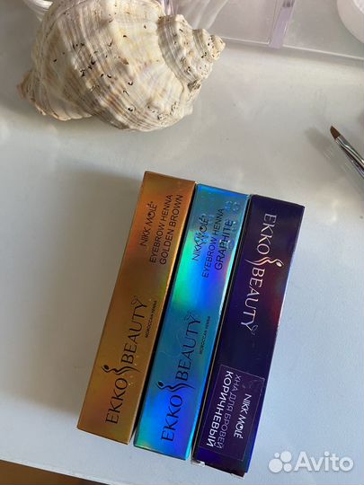 Хна для бровей Ekko beauty